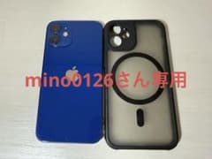 Apple iPhone 12 mini ブルー megsafeケース付きのサムネイル