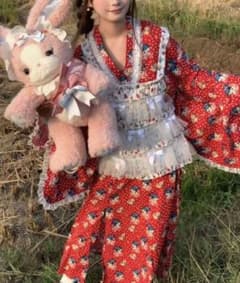 SCULTURE Showa Era Y2K 4-Piece Yukata Set