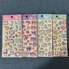 ポップデコパーティー　サンリオ 4点セット　ラメきらのサムネイル