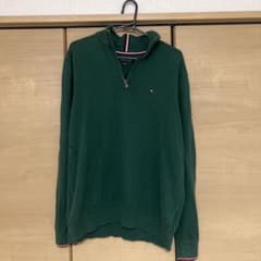 TOMMY HILFIGER ハーフジップ ニット グリーンのサムネイル