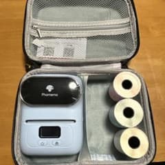 phomemo M110本体+ラベル3色+純正ケースのサムネイル
