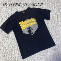 HYSTERIC GLAMOUR アフロガール Tシャツ M ブラック ロゴ - メルカリ