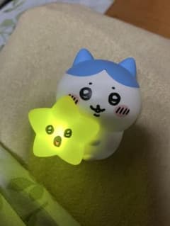 치이카와 하치와레 별 마스코트 배터리 포함 조명 포함
