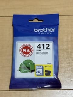 Brother 純正 インクカートリッジ LC412Y イエローのサムネイル
