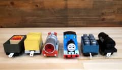 トーマスいろいろ貨車セット プラレール ジェットエンジン ぐらぐら吊り橋貨車のサムネイル