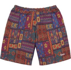 supreme Patchwork knit shortパッチワークショーツ窪塚 - メルカリ
