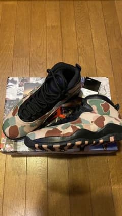 専用　AIR jordan 10 カモ 27.5cm 新品未使用のサムネイル