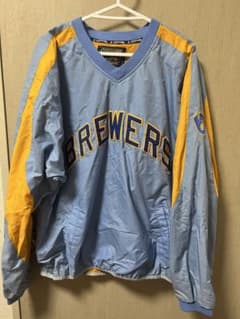 vintage BREWERS ジャケット 水色・黄色のサムネイル