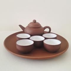 未使用◇中国茶器セット◇朱泥◇ - メルカリ