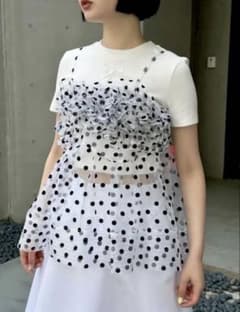 POPPY WAVE GATHERED PEPLUM BUSTIER DOT - メルカリ