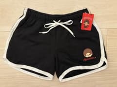 【新品、タグ付き】モンチッチ ショートパンツ L ブラック　ルームウェア　寝巻き