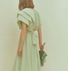 マサコテラニシ×神崎恵 Ranunティアードフリルワンピース マキシ丈