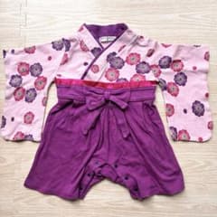 袴風 ロンパース 70cmのサムネイル