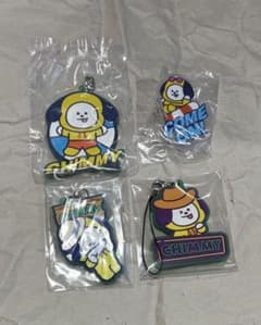 BTS BT21 CHIMMY 고무 스트랩 이치 반 쿠지 세트