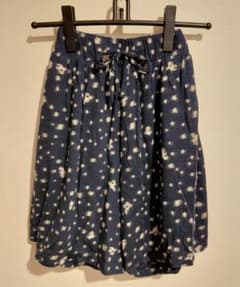 TSUMORI CHISATO ネイビー 花柄 フレアスカートのサムネイル
