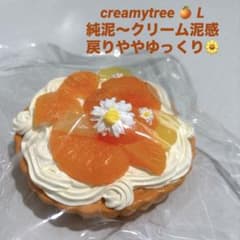 creamytree オレンジタルト L みかん ケーキ スクイーズ