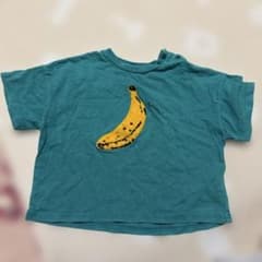 バナナ刺繍 半袖Tシャツ ベビー服のサムネイル