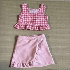 キッズ セパレート水着 ピンク 95cmのサムネイル