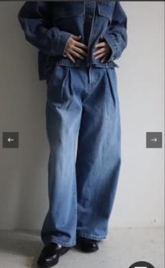 ella_sellectshop haileeデニムワイドパンツのサムネイル