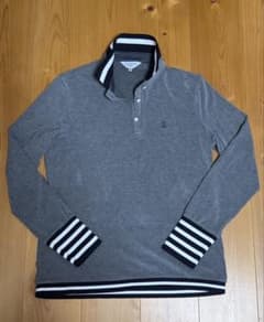 LANVIN SPORT ゴルフレディース 長袖ポロシャツ グレー 38のサムネイル