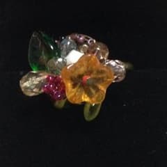 ＊お花のリング＊ アンバーのサムネイル