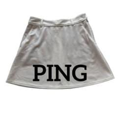 PING スカート ホワイト メッシュ ゴルフ インナーパンツなし M PING スカート ホワイト メッシュ ゴルフ インナーパンツなし M - メルカリ