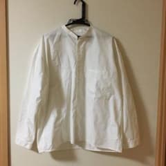 MUJILABO 綿高密度　スタンドカラーシャツ　男女兼用　L〜XLのサムネイル