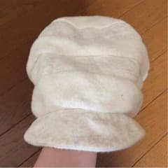 ホワイトニット✖️綿キャップのサムネイル
