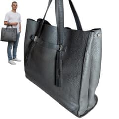 訳あり安値】FURLA フルラ トートバッグ ジョーヴェ A4 レザー グレー 