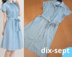 dix-sept シャツワンピース リボン付き Mサイズのサムネイル