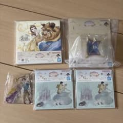 ディズニープリンセス一番くじ まとめ売り E賞 F賞 G賞H賞 美女と野獣のサムネイル