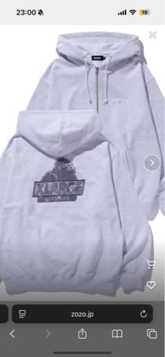 XLARGE エクストララージジップパーカーのサムネイル