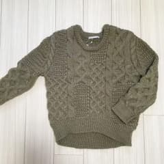 KBF パッチワークケーブルニットのサムネイル