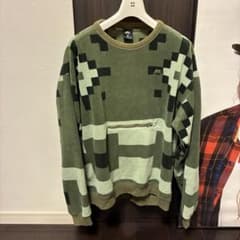 NIKE SB フリース クルーネック グリーンのサムネイル