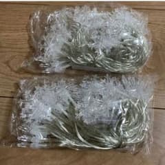 イルミネーション　LEDライト　ウォームホワイト　スター　2個セット　クリスマスのサムネイル