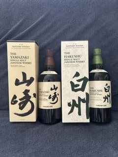 山崎NV & 白州NV シングルモルト 700ml 2本セット - メルカリ