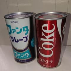 コカ・コーラ,ファンタグレープ350mlの空き缶のサムネイル