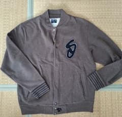 STUSSY スタジャン ブラウン XLサイズのサムネイル