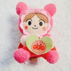 それいけ！アンパンマン ころふわ カラフルハートぬいぐるみ あかちゃんまん