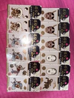 蒔絵風 MAKE STICKER シール 12枚セット 般若 鬼面 龍 虎 鳳凰のサムネイル
