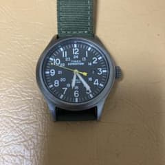 値下げ実施中！TIMEX EXPEDITION 腕時計 カーキ 稼働品 - メルカリ