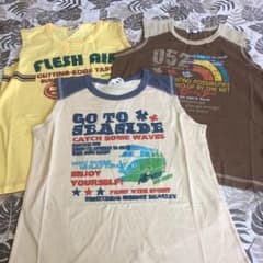 新品☆男児タンクトップ3枚組  サイズ130のサムネイル