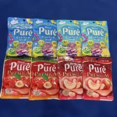 Kanro Pure 퓨레구미 프리미엄 & 퓌레링 소다 세트