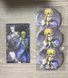 ジョジョ 吉良吉影 缶バッジ クリアカード オラオラオーバードライブ オラドラのサムネイル