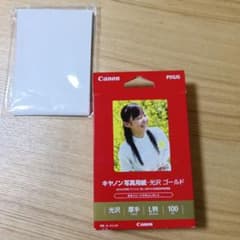新品Canon 写真用紙 光沢 ゴールド L判 100枚 GL-101L100のサムネイル