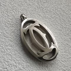 カルティエ Cartier 2C ロゴ チャーム ペンダントトップ