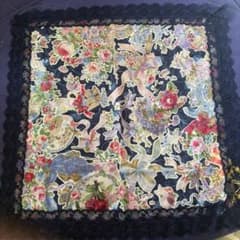 花柄レースリボンデザインハンカチのサムネイル