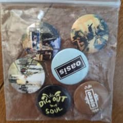 Oasis 缶バッジ 6個セットのサムネイル