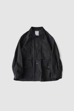ANCELLM AGING DENIM HALF JACKET サイズ1のサムネイル