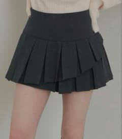 M DOLLY ミニスカート　グレー　M